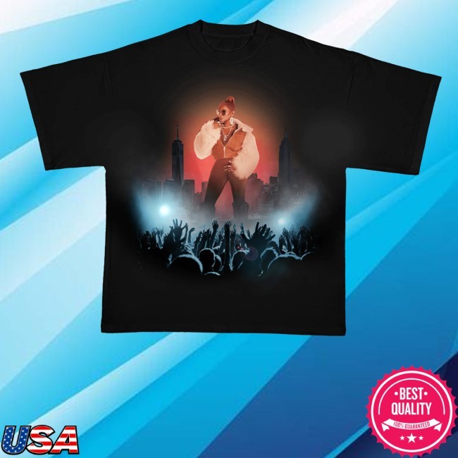Mary J Blige Merch Store Crowd Black Tank Top