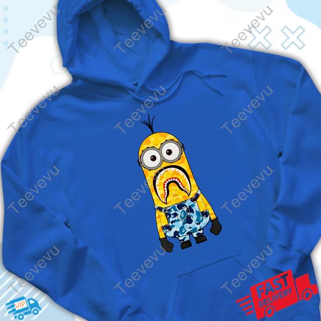 Karl Jacobs Taking Minions Sweatshirt Bape X Minions Hoodie