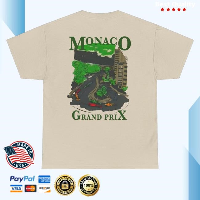 Badbunny Merch Shop Store Most Wanted Tour Monaco Grand Prix Natural Shirts
