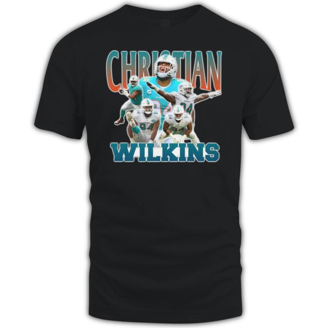 Official Christian Wilkins Miami Dolphins Graphic T-Shirt