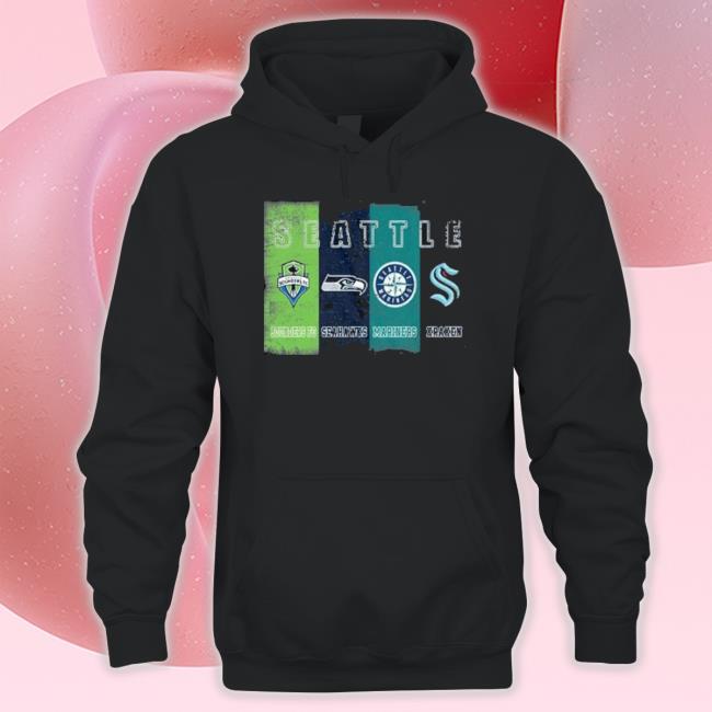 Seattle Sounders Fc Seahawks Mariners And Kraken shirt Seattle Sounders Fc Seahawks Mariners And Kraken Shirt