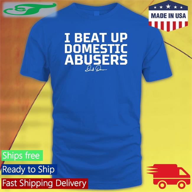 Derek Brunson I Beat Up Domestic Abusers Hoodie