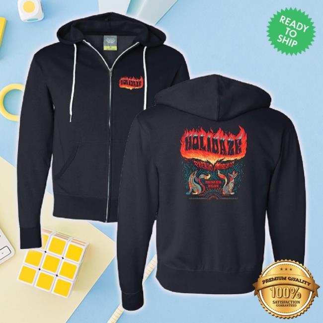 Official Cloud 9 Adventures Merch Store Holidaze 2021 Coyotes Zip-Up T-Shirt Cloud9adventures Shop