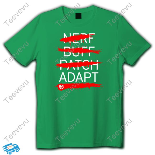 Nerf Buff Patch Adapt T Shirt Mark Julio