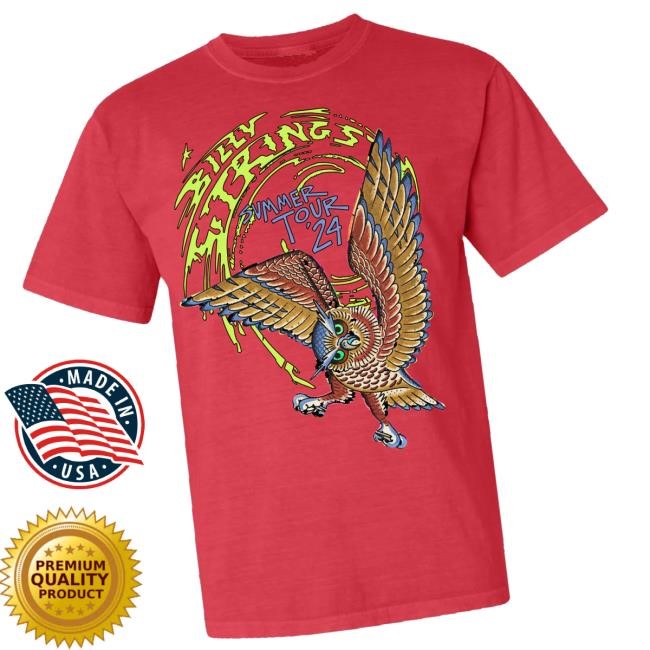 Official Billy Strings Store Merch Red Owl Funny Shirt