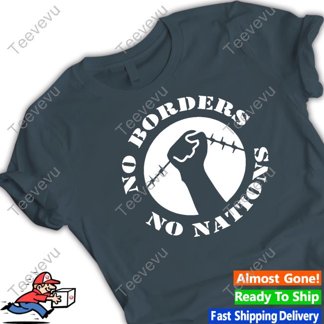 No Borders No Nations Hooded Sweatshirt