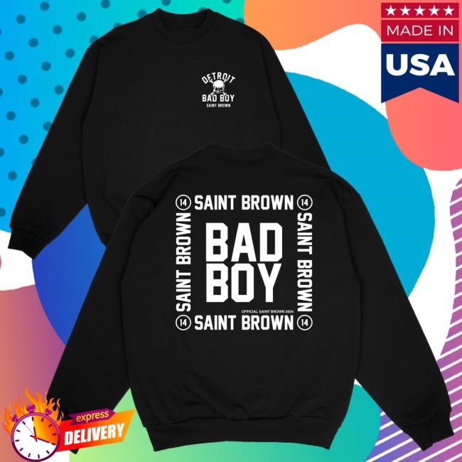 Saint Brown Merch Store Bad Boy Tee