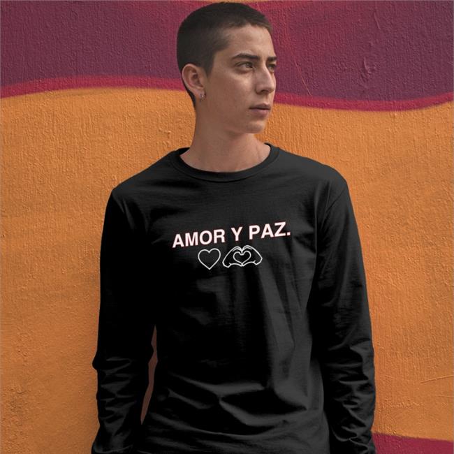 Christopher Morel Amor Y Paz Tee Blue Christopher Morel Amor Y Paz Tee Shirt Blue