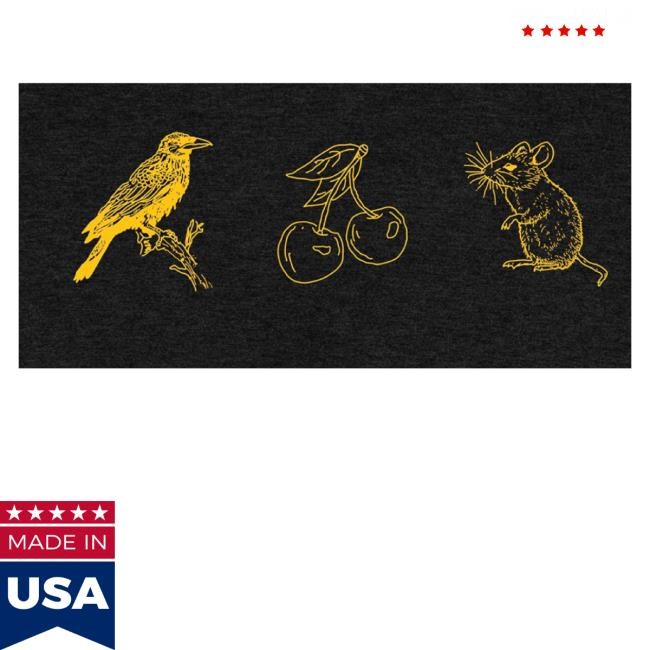 Official Armchair Expert Merch Crow Cherry Mouse T-Shirt