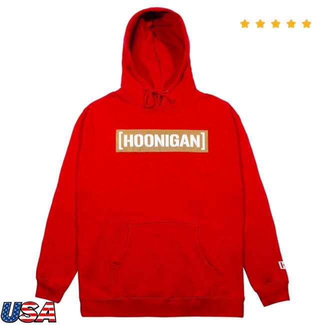 Official Hoonigan Merch Store Shop Hoonigan Game Day Hoodie Red Hoonigan Apparel Clothing