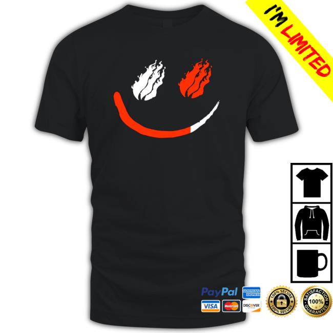 Official Official Preston Fire Smile T-Shirt Official Official Preston Fire Smile Shirts