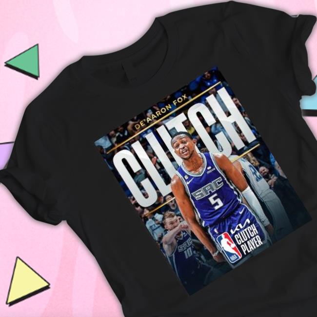 De’Aaron Fox Clintch Clutch Player Shirt