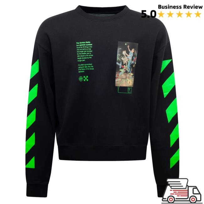 Zoofashions Merch Off-White Black Pascal Painting Print Oversized Tee