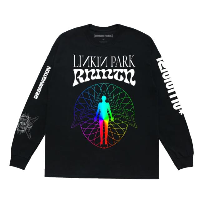 Trending Linkin Park Merch Store Rnmtn Rainbow Black Unisex Sweatshirt Linkinpark Shop