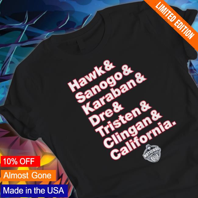 Uconn Basketball Hawk & Sanogo & Karaban & Dre & Tristen & Clingan & California Shirt Uconn Basketball Hawk & Sanogo & Karaban & Dre & Tristen & Clingan & California Shirt