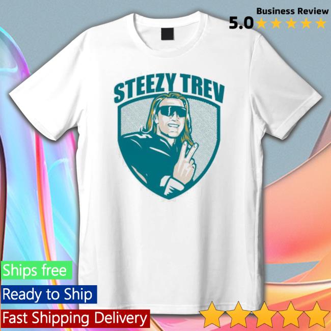 Jacksonville Jaguars Trevor Lawrence Steezy Trev Sweaters Jacksonville Jaguars Trevor Lawrence Steezy Trev Long Sleeve Shirt