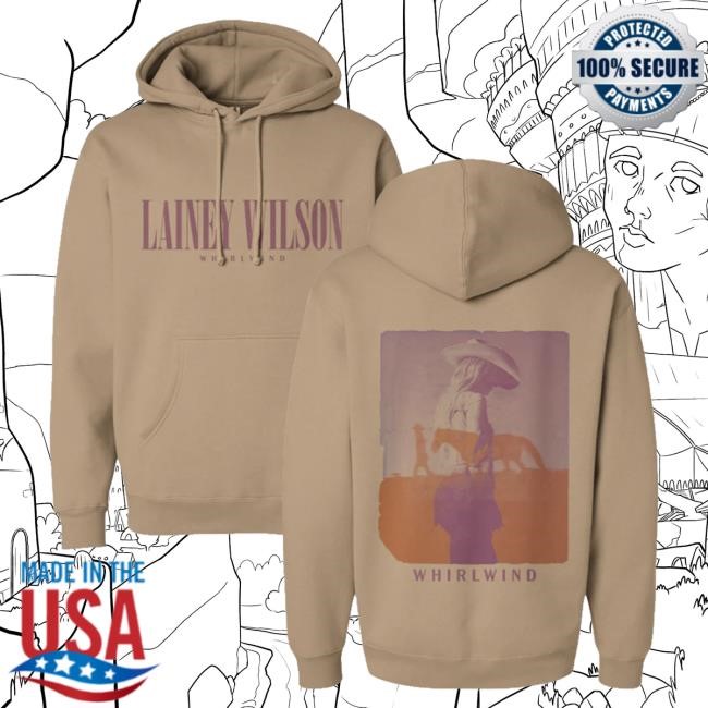 Official Lainey Wilson Merch Sandstone Whirlwind Shirts