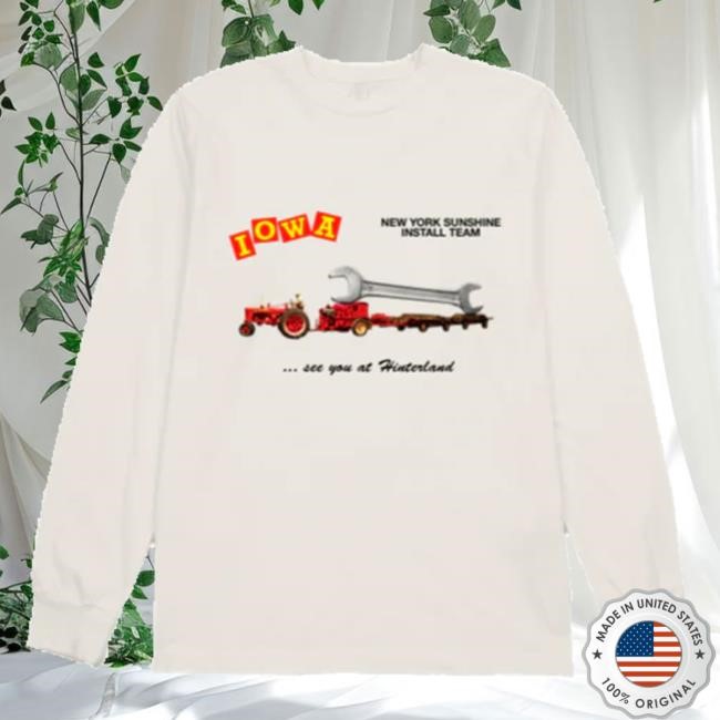 Hinterland Iowa Merch Shop Store New York Sunshine Long Sleeve Shirt Hinterland Iowa Merch Shop Store New York Sunshine Shirt
