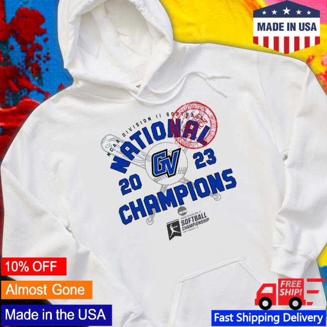 Official Grand Valley 2023 Ncaa Division Ii Softball National Champions Locker Room Shirt