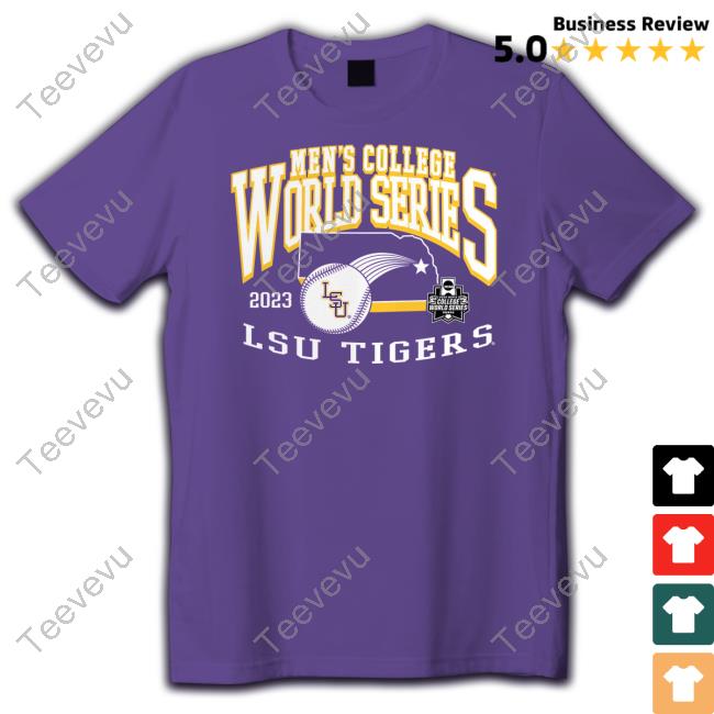 Lsu Tigers 2023 Ncaa Men's Baseball College World Series Hoodie