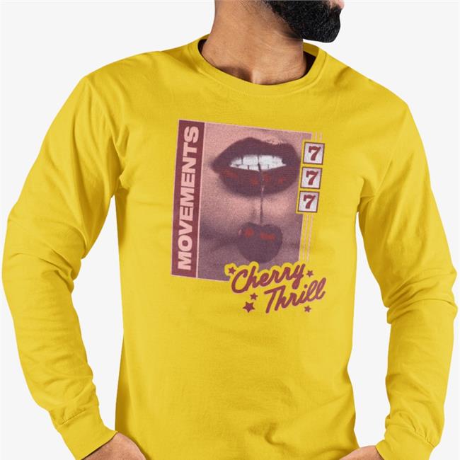 Movements Cherry Thrill Hoodie Sweatshirt Movements Merch Cherry Thrill Shirt Black