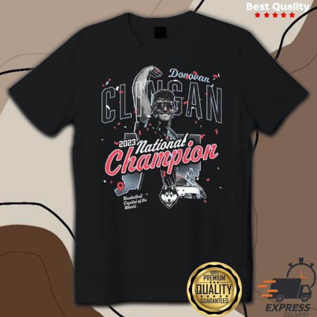 Donovan Clingan 2023 National Champion Basketball Capital Of The World Shirt
