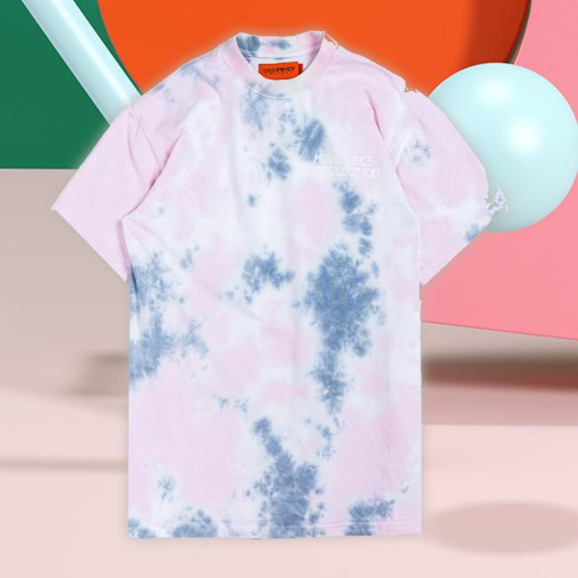 Cloud Tie-Dye Miami Vibes Pink Shirt