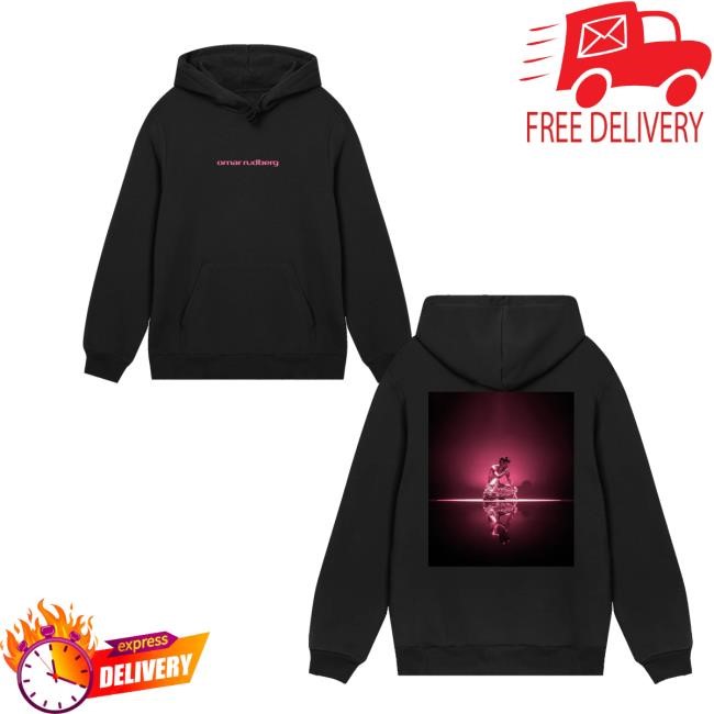 Omar Rudberg Merch Omar Rudberg Magenta Hoodie Sweatshirt