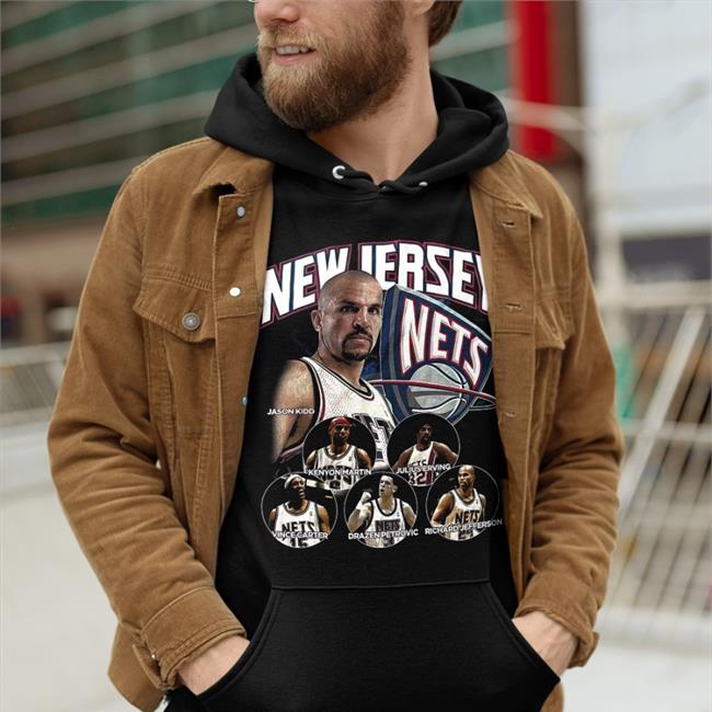 Nic Claxton Rocking A New Jersey Nets Sweatshirt