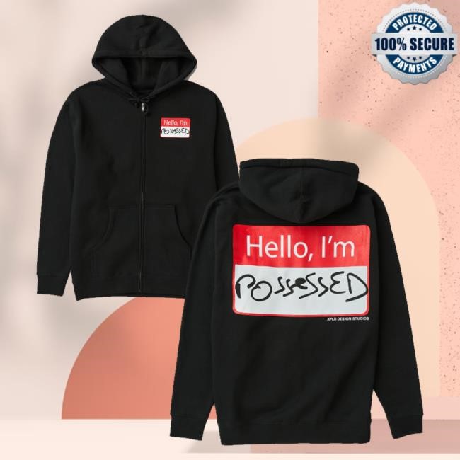 Official Xplr Merch Store Shop Hello, I'm Possessed Zip Up Hoodie