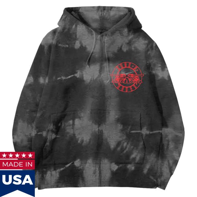 Official Gnr Merch Store Guns N' Roses Tie Dye Crewneck Gnrmerch