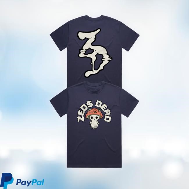Official Zeds Dead Store - I'm Cute - Navy Blue Long Sleeve Shirt