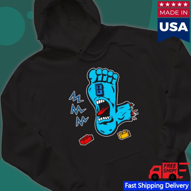 Skater Foot! Santa Cruz Tee Shirt