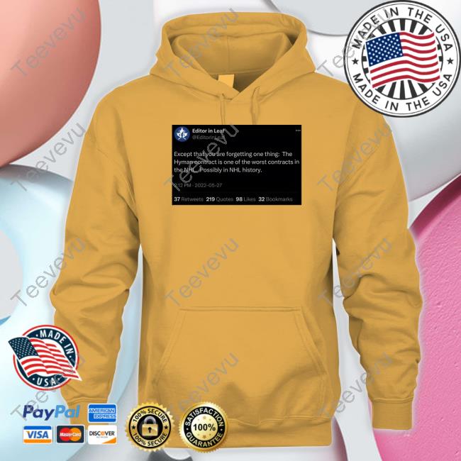 Hyman Contract Editor In Leaf Hoodie Official Hyman Contract Editor In Leaf Hoodie
