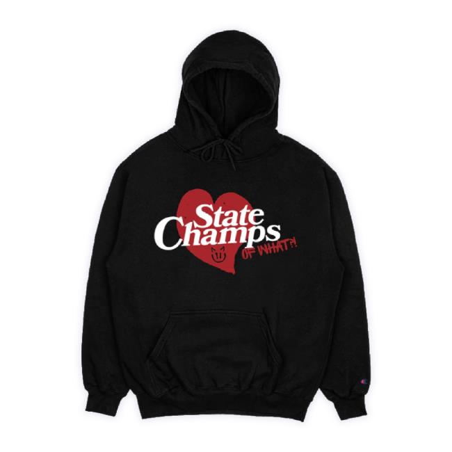 Official Statechampsny Merch Store State Champsny Heart Kotna Tee - Black Statechampsnyshop