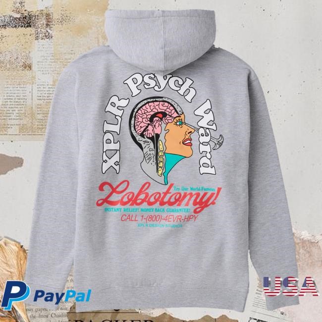 Official Xplr Shop By Sam And Colby Lobotomy Hoodie Sweatshirt