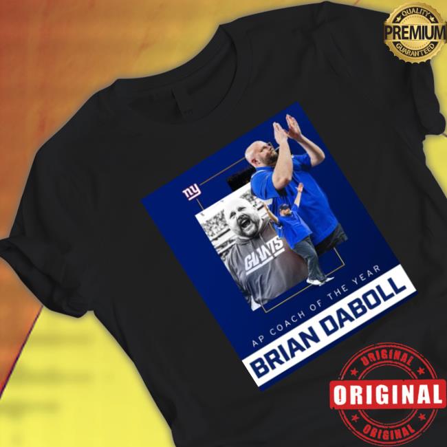 Brian Daboll New York Giants Wins Coach Ap Coach Of The Year 2023 T-shirt