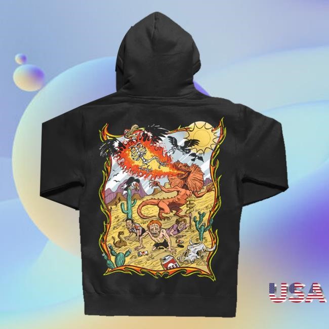 The Chats Merch Store Lizard Breath Pullover Hoodie (Black) Long Sleeve Shirt