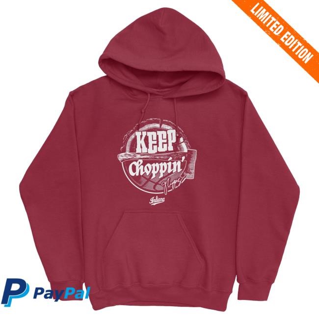 Indiana Merch Keep Choppin' Axe Crewneck Sweatshirt