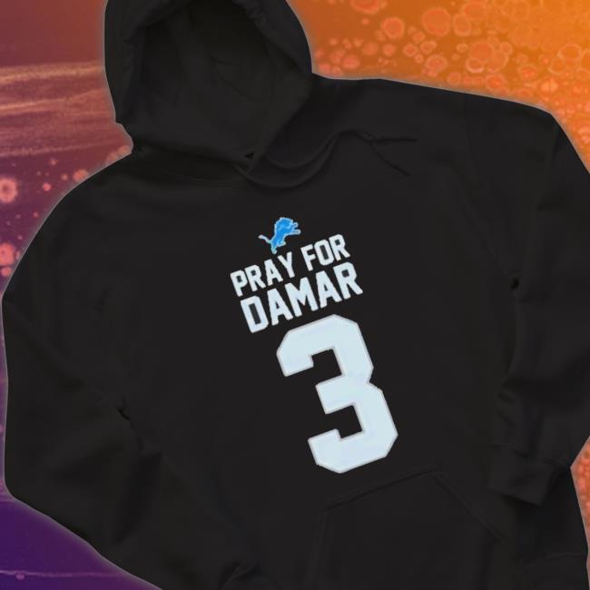 Official Detroit Lions One Pride Pray For Damar 3 Tee Shirt Official Detroit Lions One Pride Pray For Damar 3 Long Sleeve Shirt