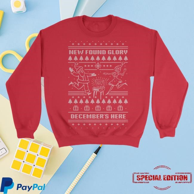 December's Here Sweaters Red