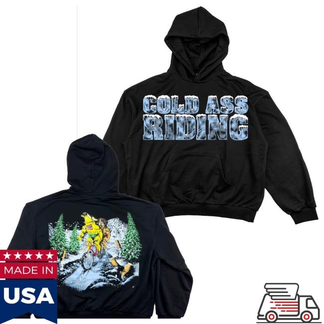 Official The Buckingham Show Merch Ultra Heavyweight Cold Ass Riding Funny Shirt