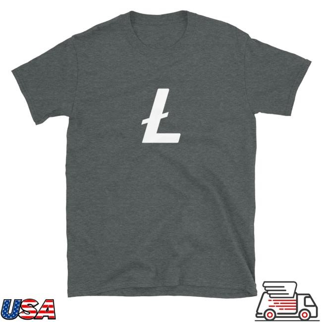 Official Litecoin Foundation Merch Minimal Ł Unisex Eco Tee Shirt