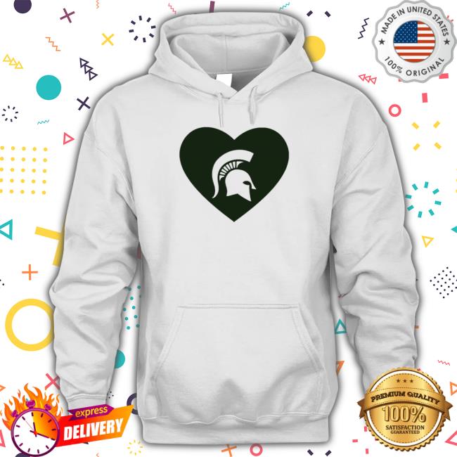 Michigan State Spartan Strong Heart Tee
