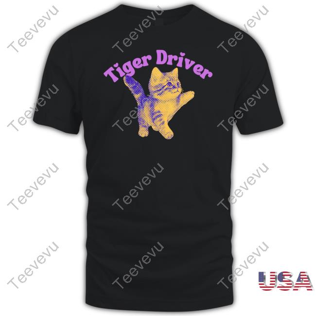 Wrassletrash Tiger Driver Cat New Shirt