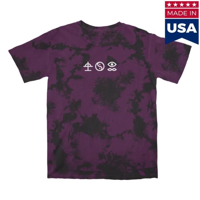 Official Sumerian Merch Store Bad Omens - Like A Villain Purple Tie Dye Long Sleeve New Shirt BadOmens Tie-Dye Apparel Clothing Shop