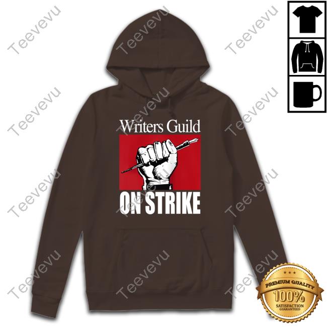 Official Lee Goldberg Writers Guild On Strike Hoodie Writers Guild On Strike Shirt