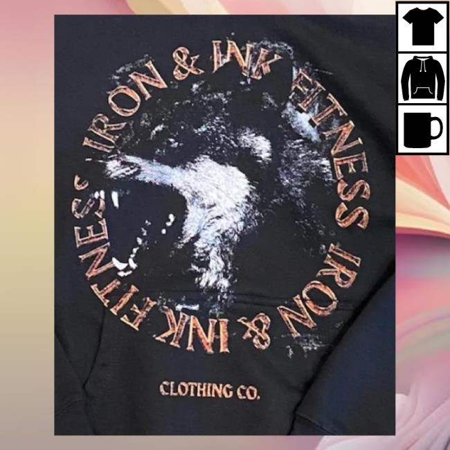 Trending Iron And Ink Fitness Merch Vintage Wolf Unisex Shirt