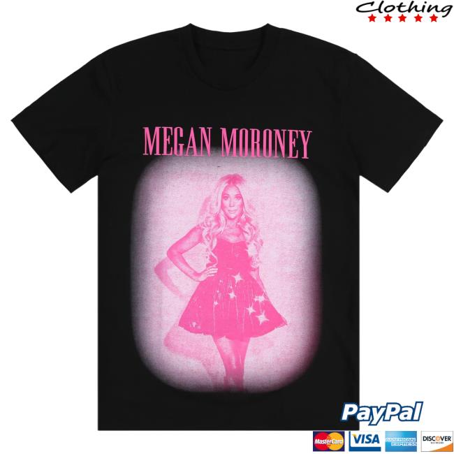 Official Megan Moroney Merch Store Pink Photo Black T Shirt MeganMoroney Shop