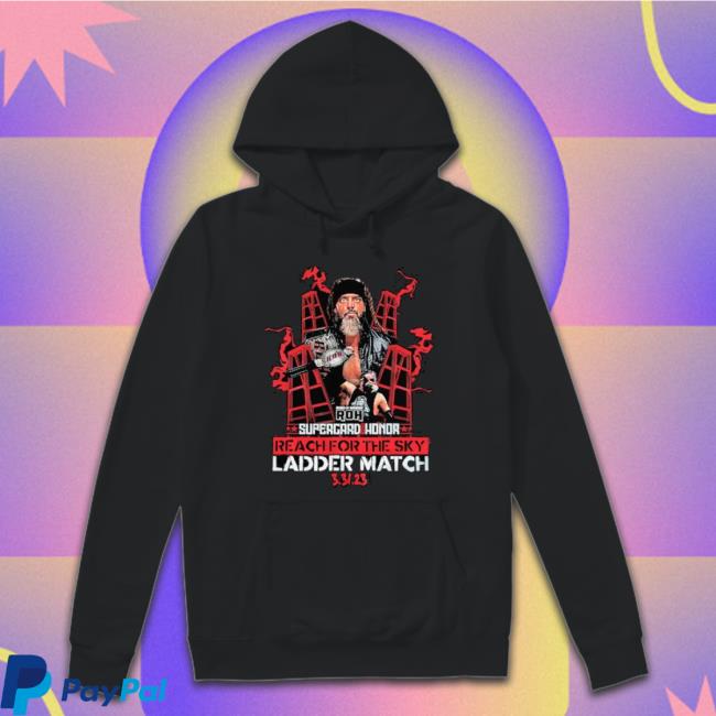 Roh Reach For The Sky Ladder Match Shirt Roh Reach For The Sky Ladder Match Shirt
